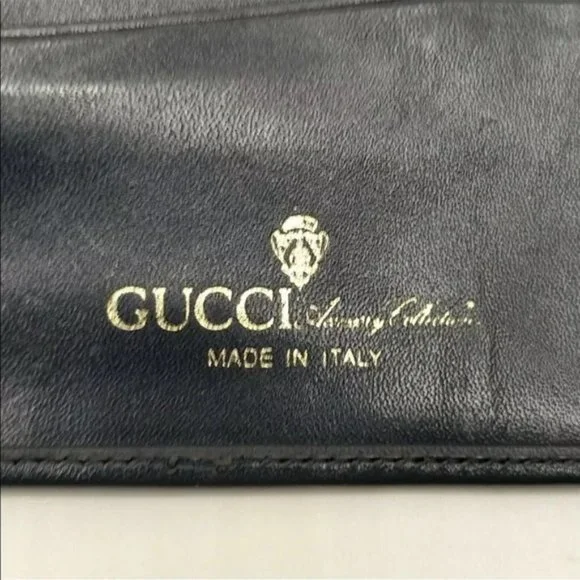 Gucci Long Wallet Blue Leather - Picture 10 of 10